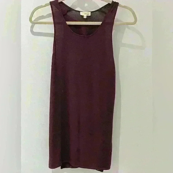 Wilfred Tops - Aritzia  Wilfred Free Plum Trapeze tank top size xxs